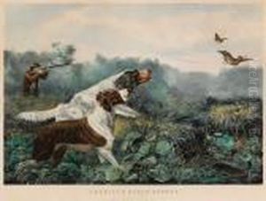 A Chance For Both Barrels by Currier & Ives Publishers