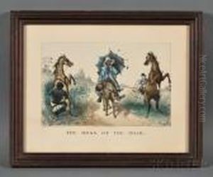 The Boss Of The Road. by Currier & Ives Publishers