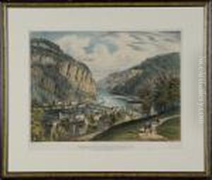 View Of Harper's Ferry, Va by Currier & Ives Publishers