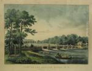 View Of The Harlem River, N.y by Currier & Ives Publishers