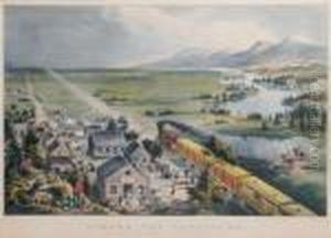 Across The Continent, Westward The Course Of Empire Takes Its Way by Currier & Ives Publishers