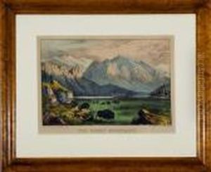 The Rocky Mountains by Currier & Ives Publishers