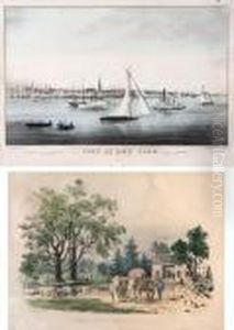 Toll-gate, Jamaica; A Home On 
Themississippi; The City Of New York; The Narrows, New York; Thebattery,
 New York; The Roadside Mill by Currier & Ives Publishers