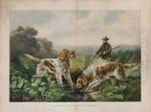 American Field Sports: Retrieving by Currier & Ives Publishers