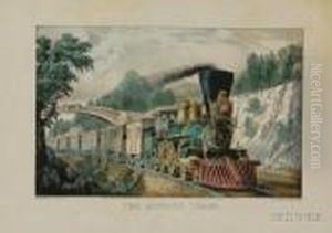 The Express Train. by Currier & Ives Publishers
