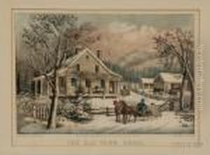 The Old Farm House. by Currier & Ives Publishers