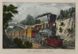 The Express Train by Currier & Ives Publishers