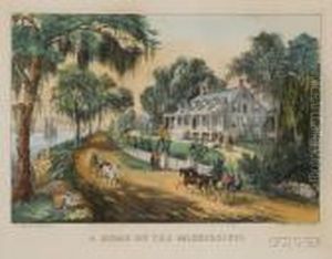 A Home On The Mississippi by Currier & Ives Publishers