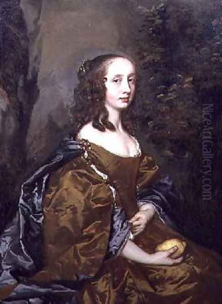 Portrait of a lady with a lemon - view 1
