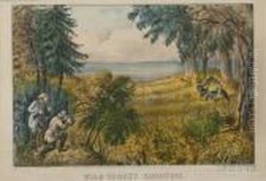 Wild Turkey Shooting by Currier & Ives Publishers