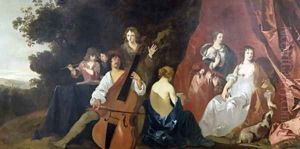 The Concert Lely and his Family by Sir Peter Lely