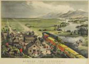 "westward The Course Of Empire Takes Its Way" by Currier & Ives Publishers