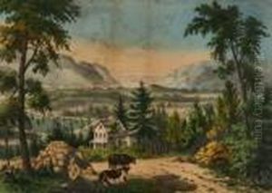 The Hudson Highlands. by Currier & Ives Publishers