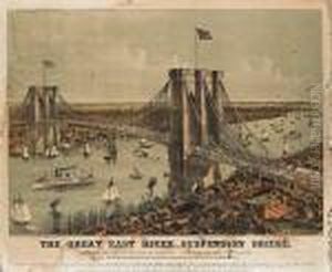 The Great East River Suspension Bridge