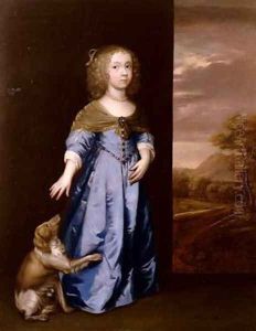 Lady Henrietta Mordaunt by Sir Peter Lely