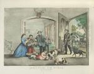 Home From The Woods: The Successful Sportsmen by Currier & Ives Publishers