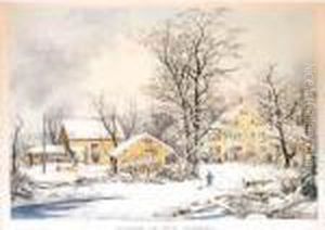 Winter In The Country. A Cold Morning (conningham 6736)