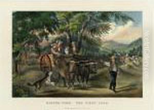 American Homestead Winter And The Straw-yard, Winter (g. 185 And 6305; P. 2316 And 2502) - view 1