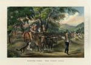 American Homestead Winter And The Straw-yard, Winter (g. 185 And 6305; P. 2316 And 2502)
