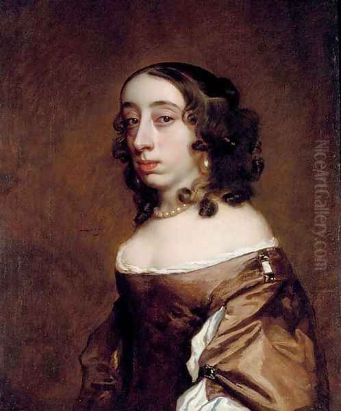 Portrait of a lady from the Popham family - view 1