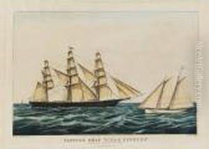 Clipper Ship by Currier & Ives Publishers