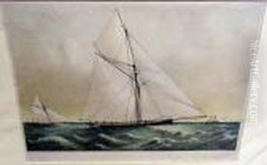 Cutter "genesta" by Currier & Ives Publishers