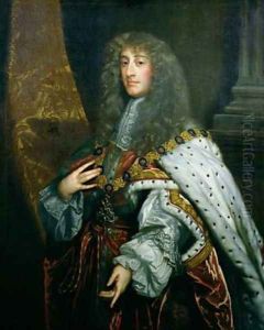 Portrait of James II 1633-1701 in Garter Robes
