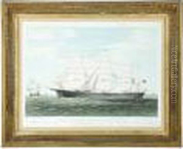 Clipper Ship 'great Republic' - view 1