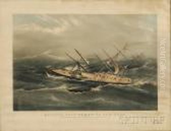 Clipper Ship Comet Of New York - view 1