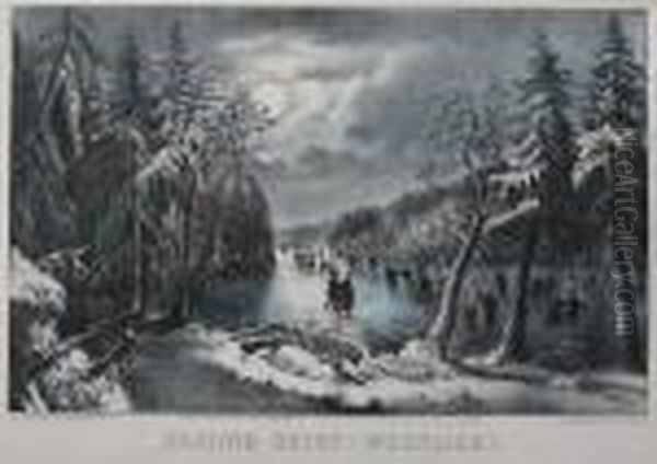 Skating Scene-moonlight - view 1