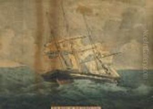U.s. Sloop Of War Albany, 22 Guns by Currier