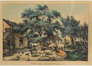 The Old Homestead by Currier