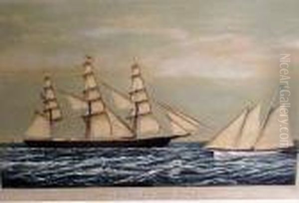 Hand-colored Lithograph By Charles Parsons - view 1