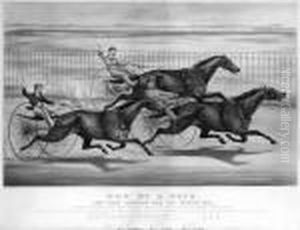 Tacony And Mac: Hunting Park Course Phila., June 2nd 1853, By Louis Maurer (g. 6412) by Currier