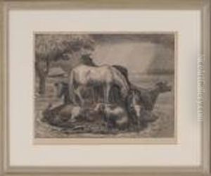 Farm Flood by John Steuart Curry
