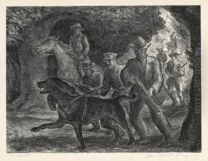 Manhunt by John Steuart Curry