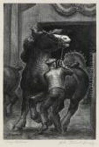 Prize Stallions by John Steuart Curry
