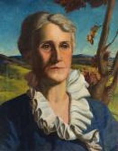 Portrait Of A Woman by John Steuart Curry