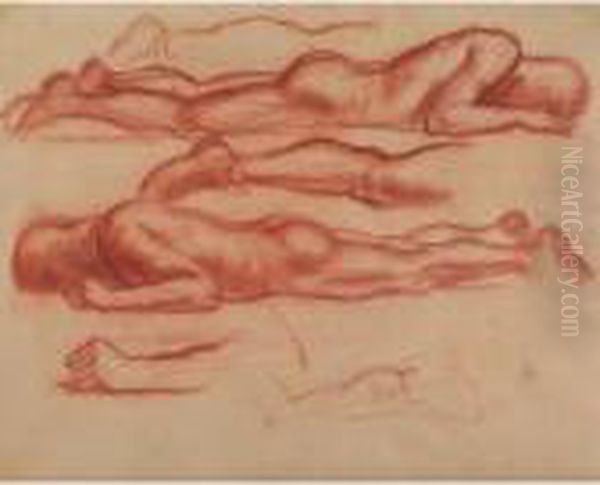 Figure Study For Tragic Prelude - view 1