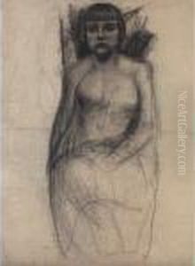 Portrait Of A Woman by John Steuart Curry