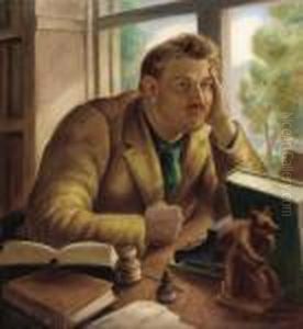 Portrait Of Stanley Young by John Steuart Curry