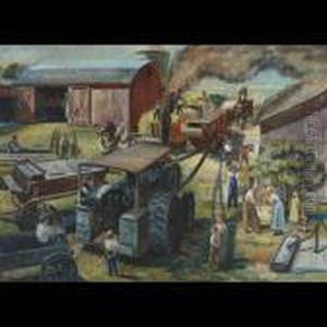 Farm Scene by John Steuart Curry