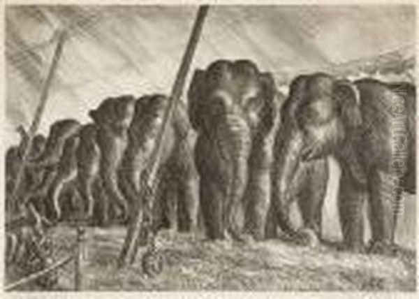 Elephants (cole 28) - view 1
