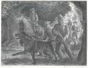 Manhunt by John Steuart Curry
