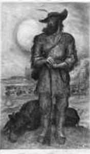 The Plainsman<</b> by John Steuart Curry