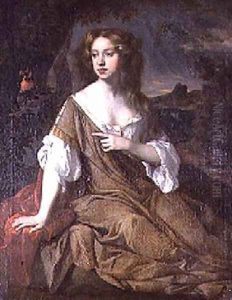 Portrait of a Lady in a Brown Cloak by Sir Peter Lely