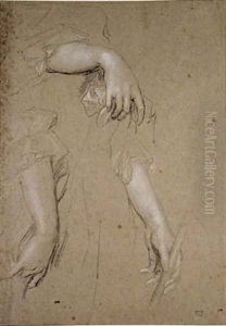 Studies of Hands by Sir Peter Lely