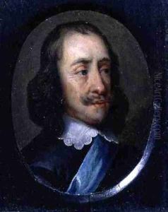 Portrait Miniature of Charles I 1600-49 by Sir Peter Lely