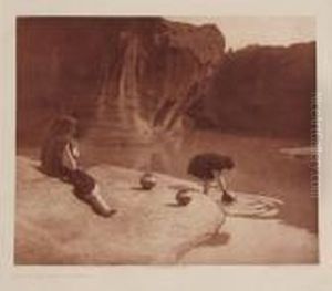 At The Old Well Of Acoma