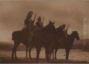 Custeris Crow Scouts by Edward Sherrif Curtis